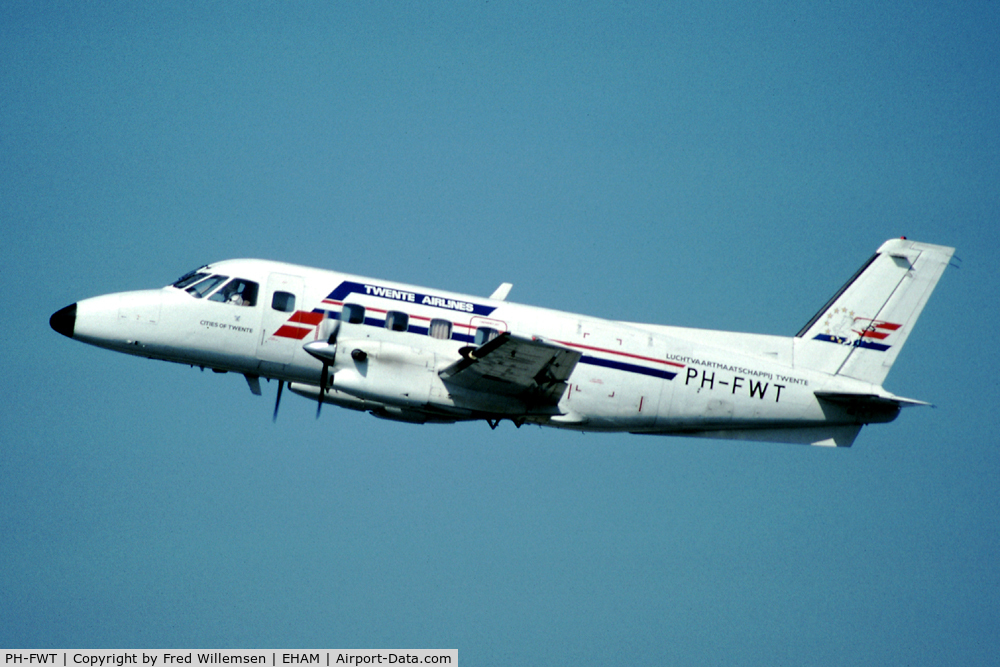 PH-FWT, 1980 Embraer EMB-110P1 Bandeirante C/N 110272, LUCHTVAARTMIJ TWENTHE