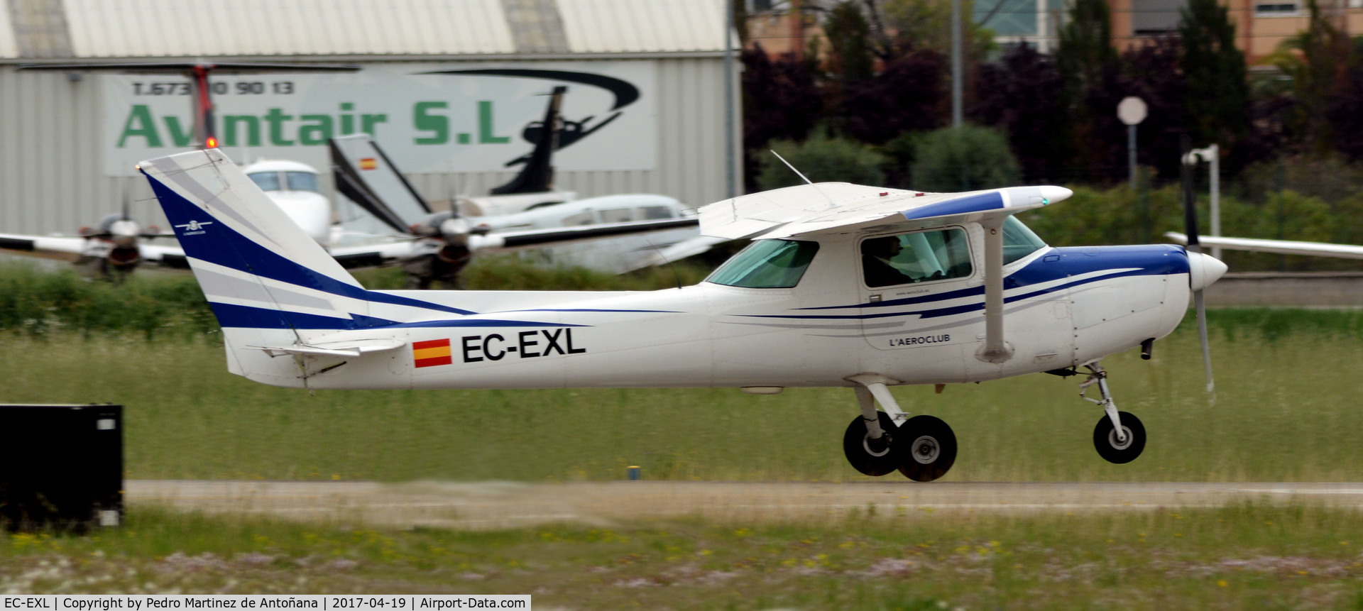 EC-EXL, Cessna 152 II C/N 15284055, Aeropuerto Sabadell - España