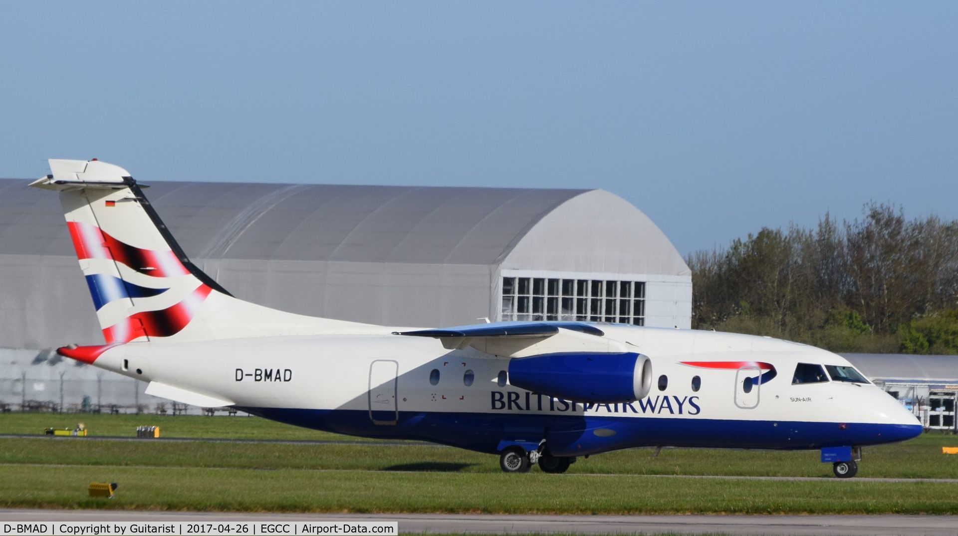 D-BMAD, 2000 Fairchild Dornier 328-300 328JET C/N 3142, At Manchester