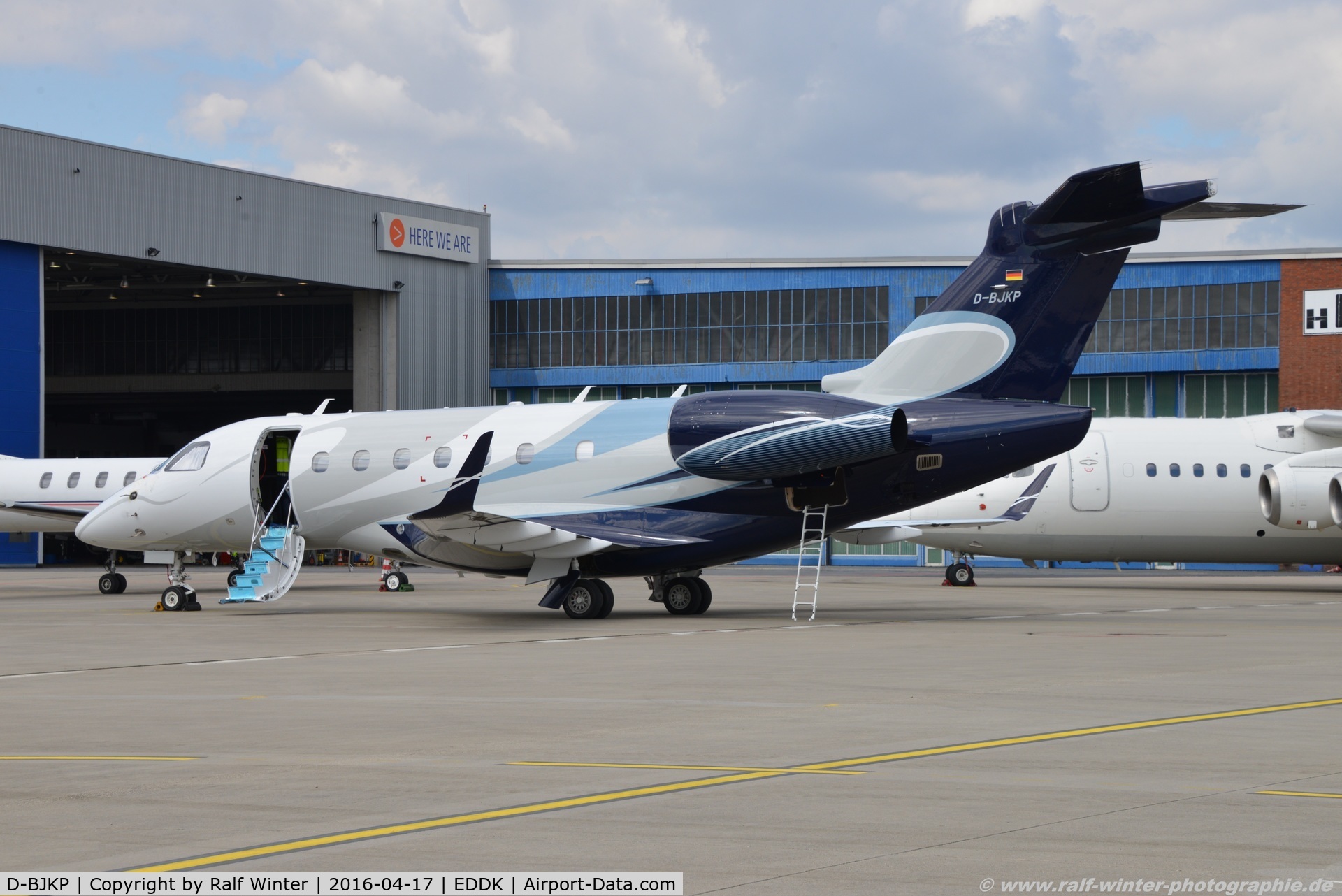 D-BJKP, 2012 Embraer EMB-550 Legacy 500 C/N 55000003, Embraer EMB-550 Legacy 500 - Elite Jet Service GmbH - 5500003 - D-BJKP - 17.04.2016 - CGN