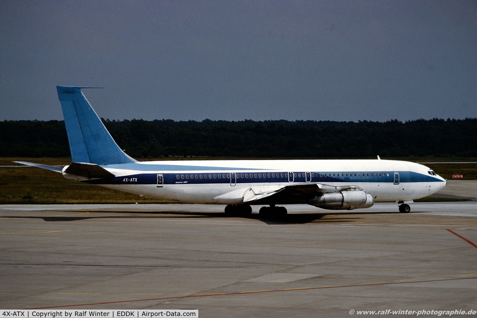 4X-ATX, 1969 Boeing 707-358C C/N 20122/807, Boeing 707-358C - Arkia Israeli Airlines EL AL - 20122 - 4X-ATX - 1992 - CGN
