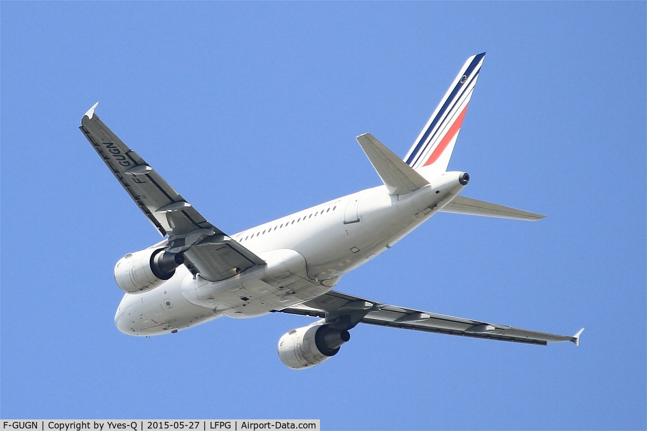 F-GUGN, 2006 Airbus A318-111 C/N 2918, Airbus A318-111, Take off Rwy 27L, Roissy Charles De Gaulle Airport (LFPG-CDG)