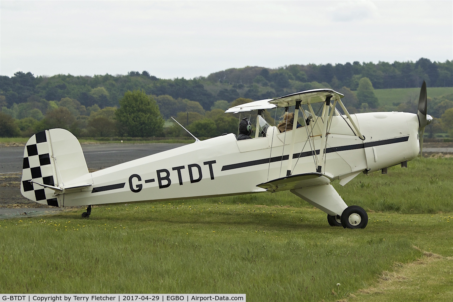 G-BTDT, 1957 CASA 1-131E Jungmann C/N 2131, At 2017 Radial and Trainer Fly-In at Wolverhampton Halfpenny Green Airport