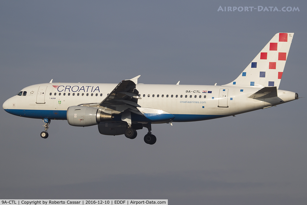 9A-CTL, 2000 Airbus A319-112 C/N 1252, Frankfurt 2016