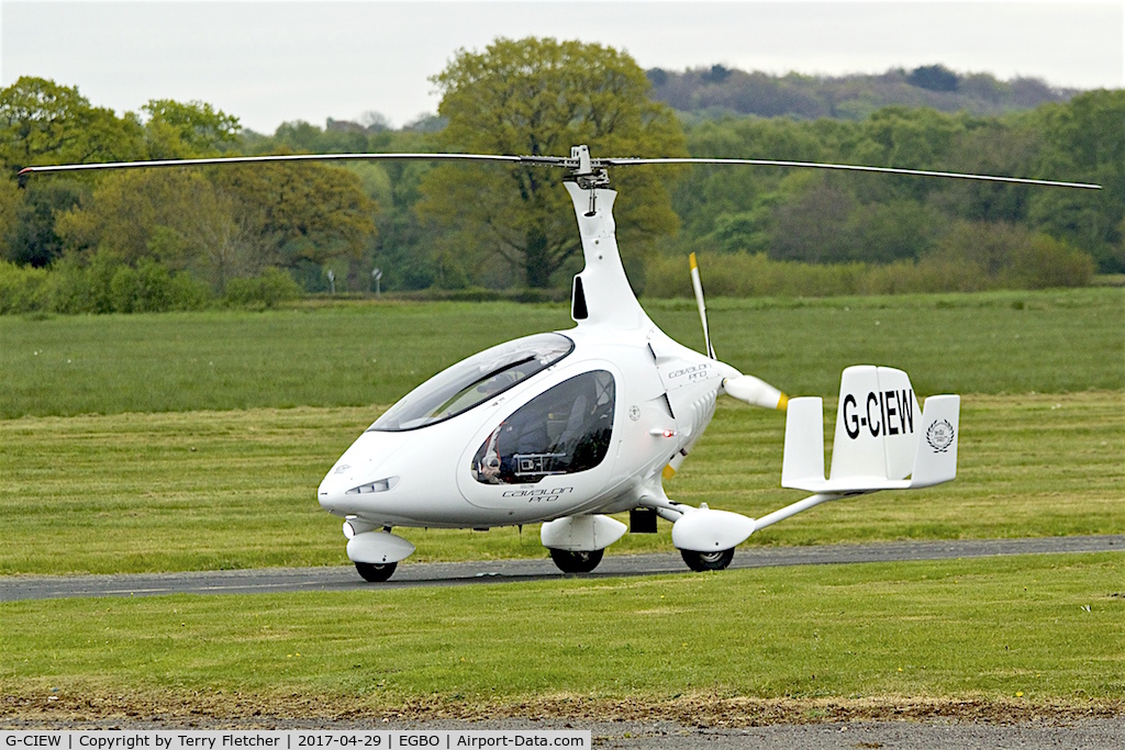 G-CIEW, 2014 Rotorsport UK Cavalon C/N RSUK/CVLN/011, At Wolverhampton (Halfpenny Green) Airport