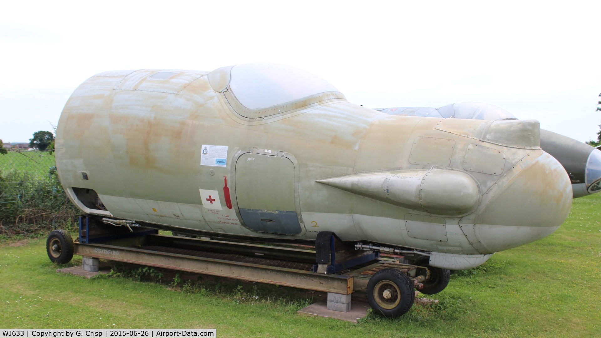WJ633, 1954 English Electric Canberra T.17 C/N HP-200B, City of Norwich Aviation Museum, UK