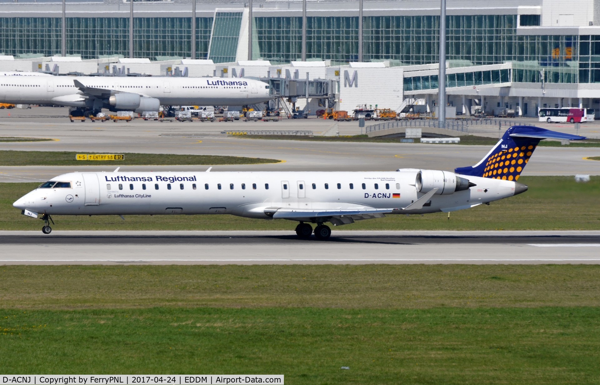 D-ACNJ, 2010 Bombardier CRJ-900 NG (CL-600-2D24) C/N 15249, Lufthansa Cityline CRJ900 landing.