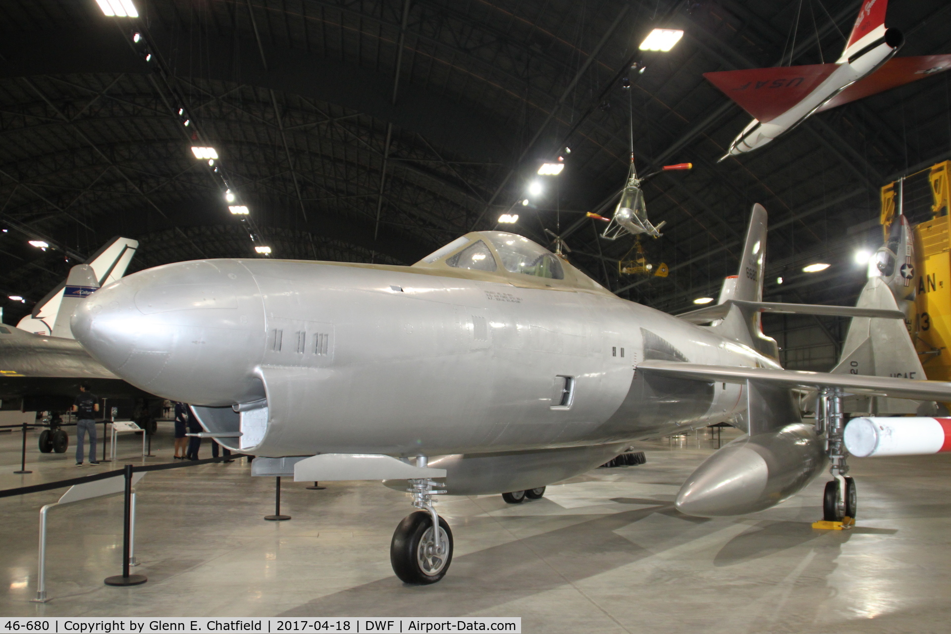 46-680, 1948 Republic XF-91 Thunderceptor C/N Not found 46-680, NMUSAF