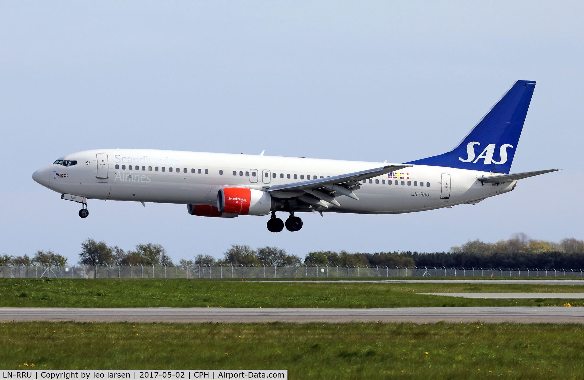 LN-RRU, 2002 Boeing 737-883 C/N 28327, Copenhagen 2.5.2017