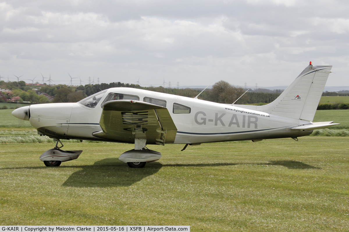 G-KAIR, 1978 Piper PA-28-181 Cherokee Archer II C/N 28-7990176, Piper PA-28-181 Cherokee Archer II at Fishburn Airfield UK. May 16th 2015.