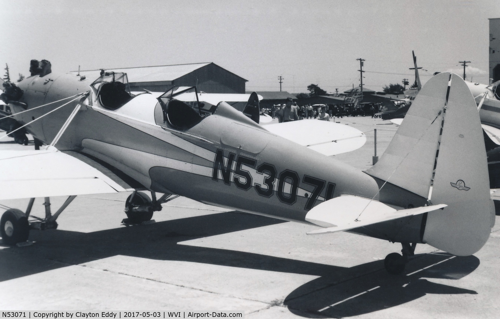 N53071, 1942 Ryan Aeronautical ST3KR C/N 1909, Watsonville Airport California 1969
