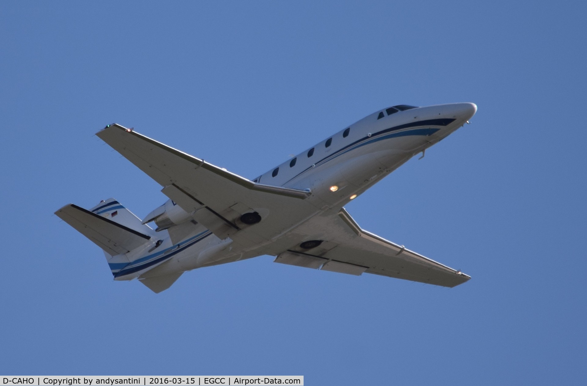 D-CAHO, 2014 Cessna 560 Citation Excel XLS+ C/N 560-6165, just dept man egcc uk