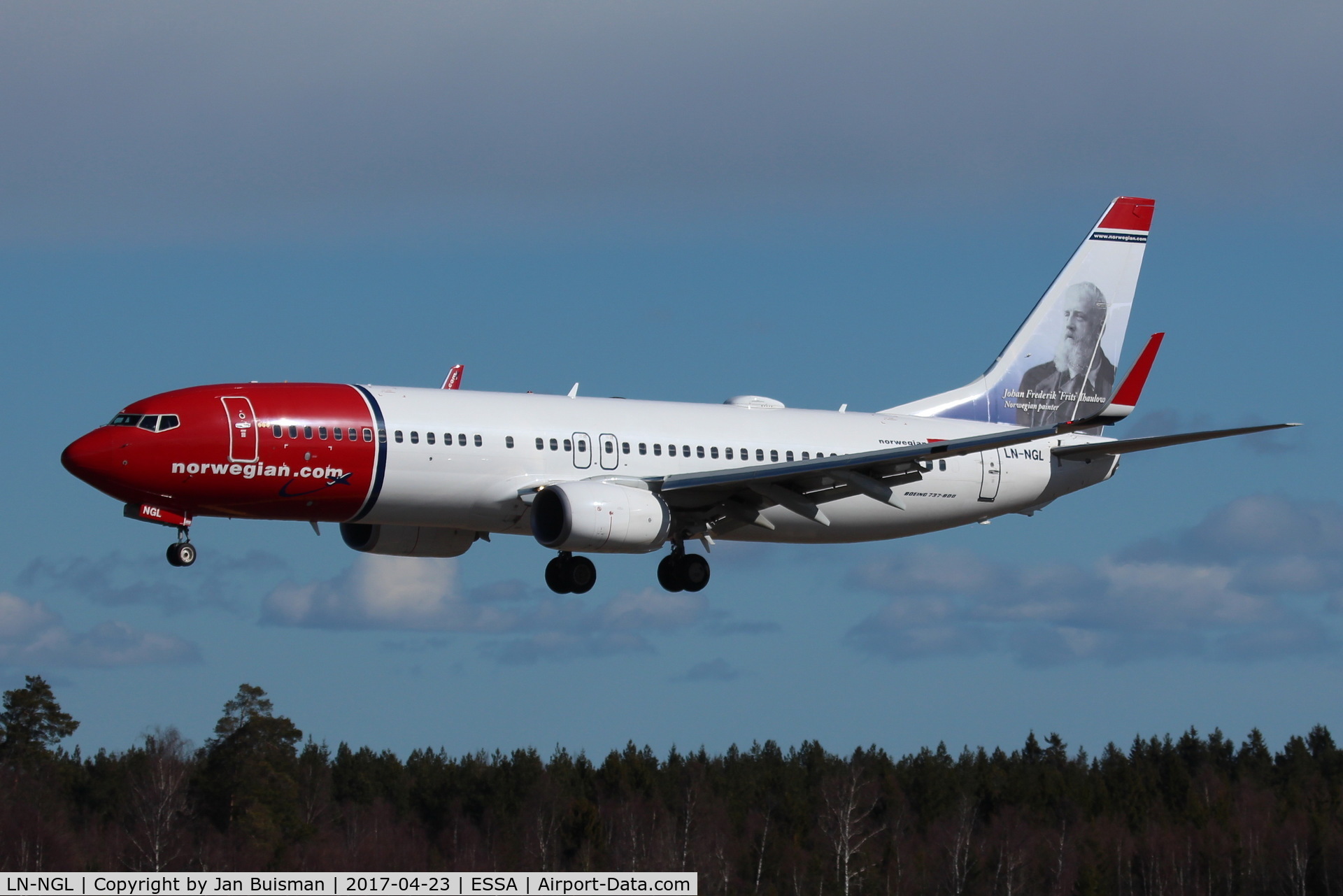 LN-NGL, 2013 Boeing 737-8JP C/N 39023, Norwegian