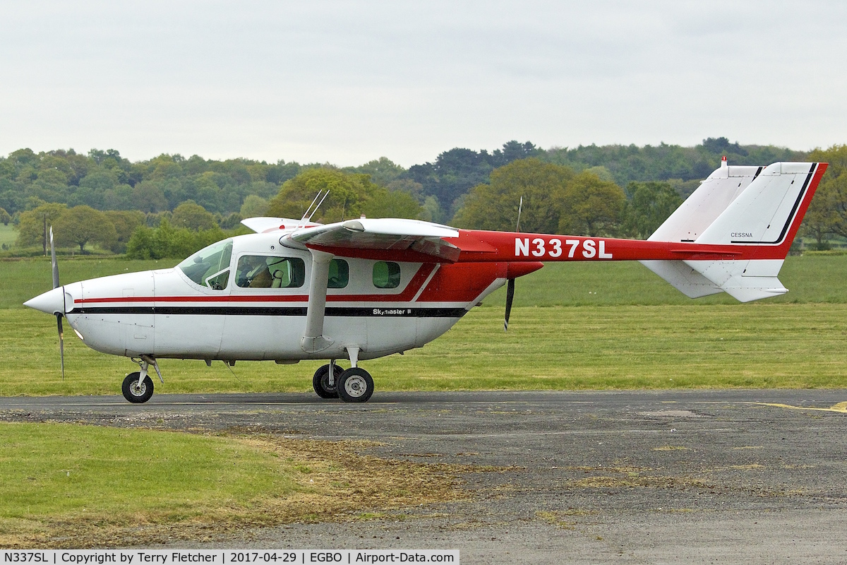 N337SL, 1974 Cessna 337G Super Skymaster C/N 33701612, At Wolverhampton Airport in the UK