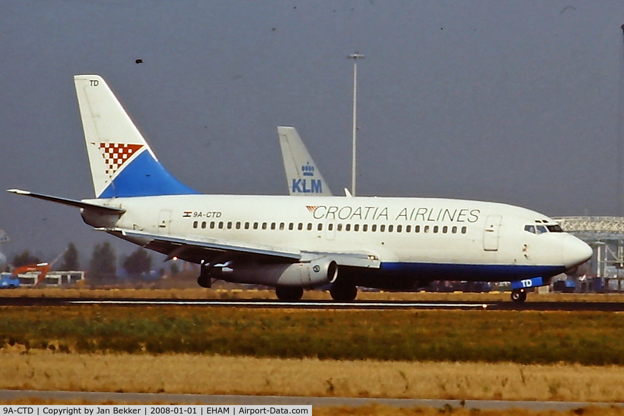 9A-CTD, 1981 Boeing 737-230 C/N 22140, Schiphol Amsterdam 1995