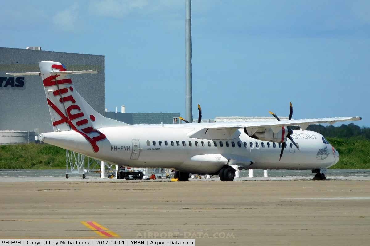 VH-FVH, ATR 72-212A C/N 954, At Brisbane