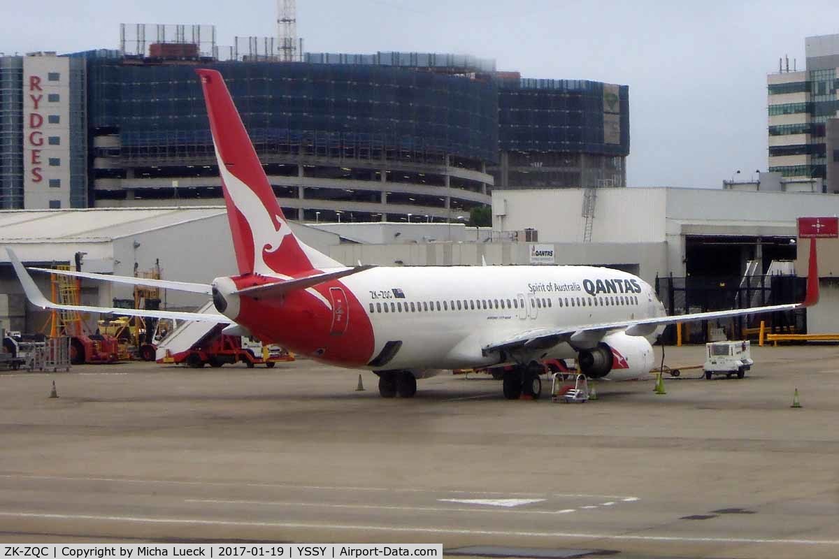 ZK-ZQC, 2009 Boeing 737-838 C/N 34202, At Mascot