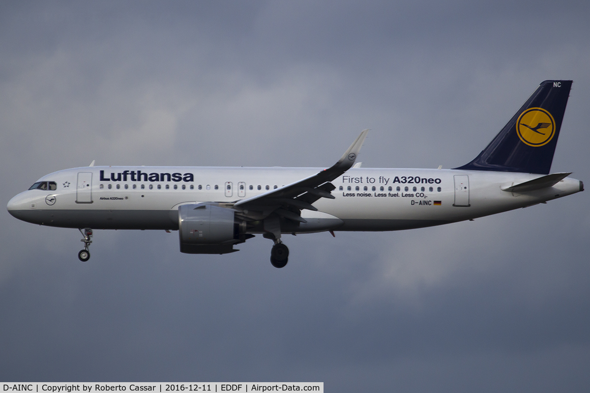 D-AINC, 2016 Airbus A320-271NEO C/N 6920, Frankfurt 2016