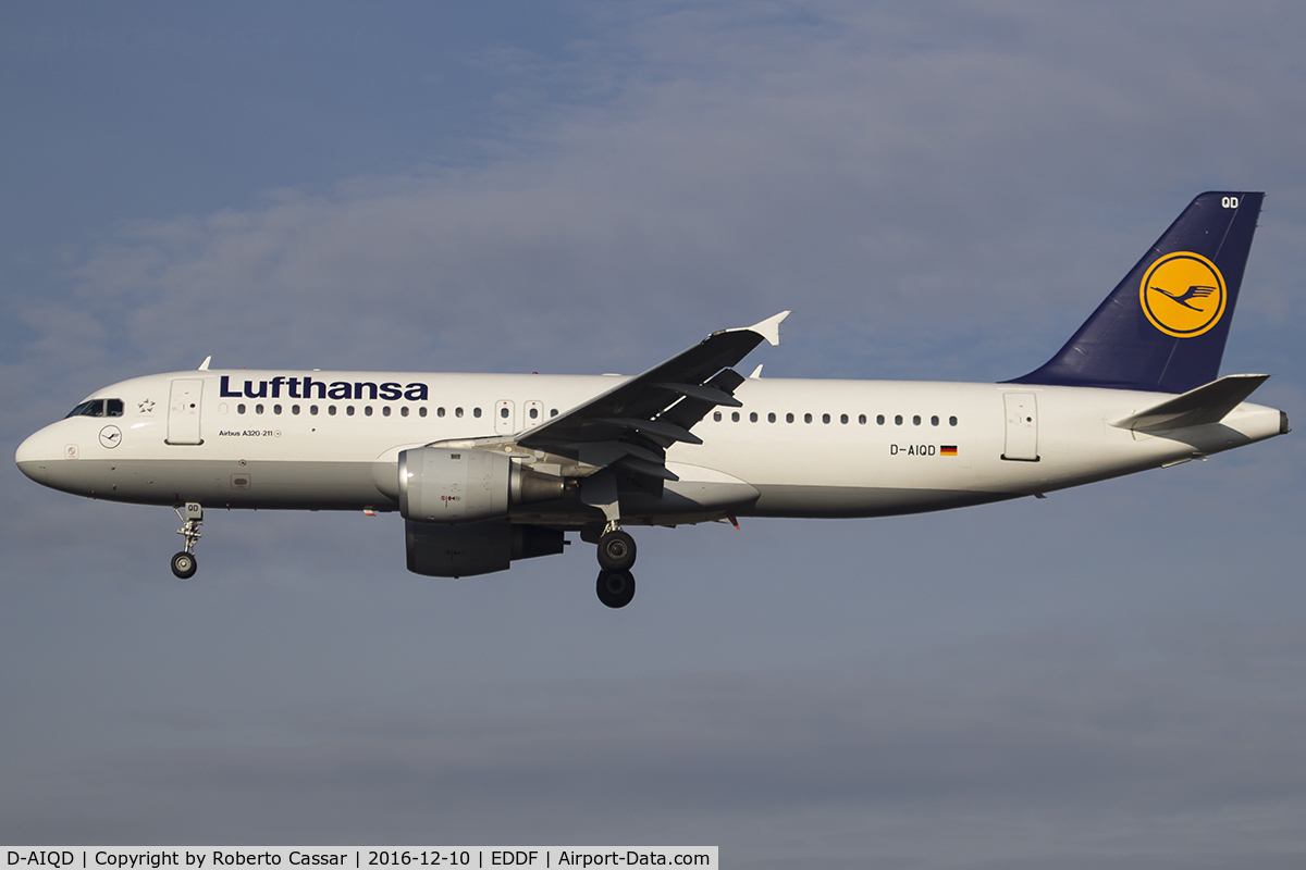 D-AIQD, 1991 Airbus A320-211 C/N 0202, Frankfurt 2016