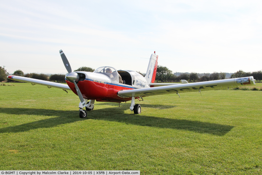 G-BGMT, 1978 Socata Rallye 235E Gabier C/N 13126, Socata Rallye 235E Gabier at Fishburn Airfield UK. October 5th 2014.