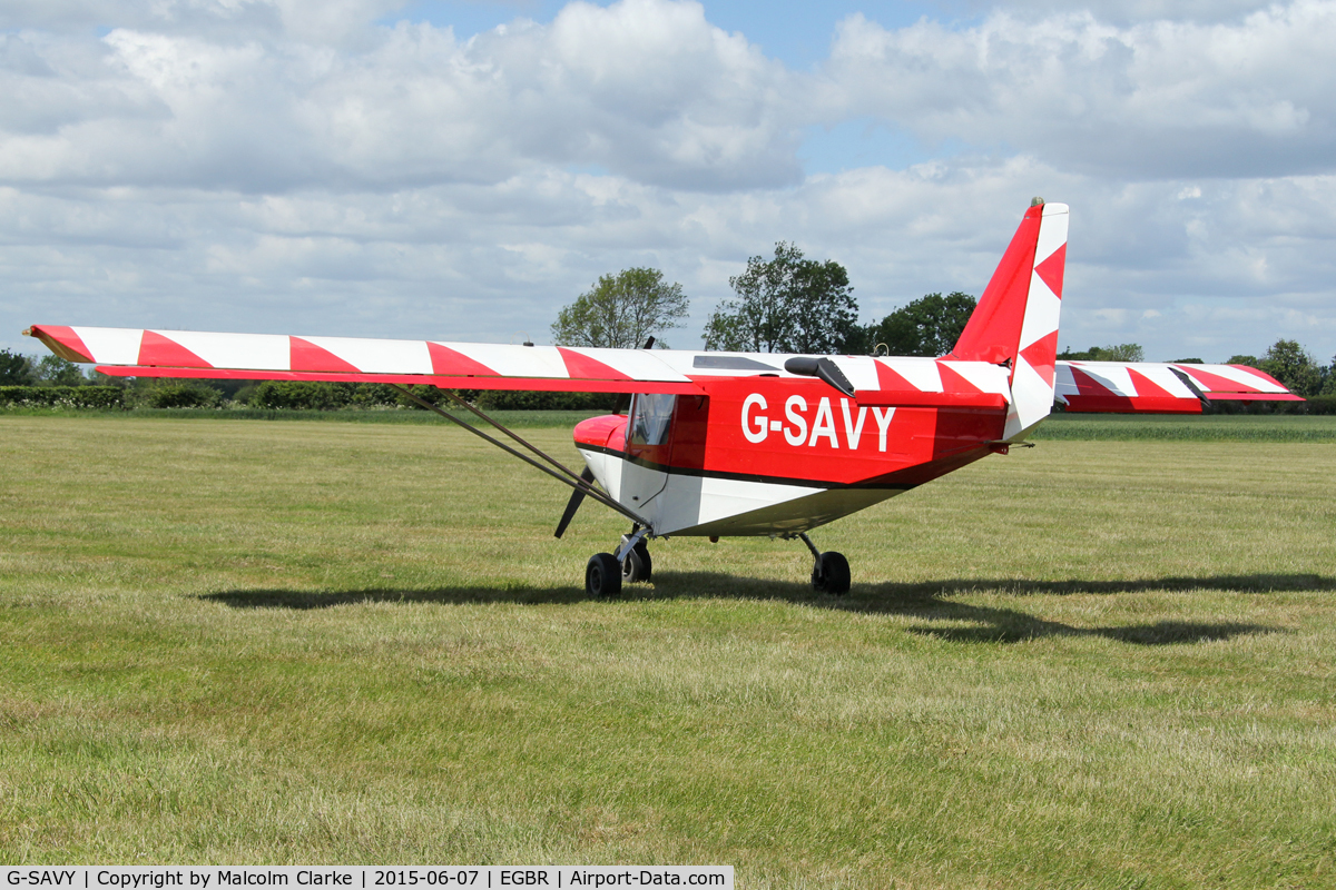 G-SAVY, 2009 ICP MXP-740 Savannah VG Jabiru(1) C/N BMAA/HB/499, ICP MXP-740 Savannah VG Jabiru(1) at Breighton Airfield's Radial Fly-In. June 7th 2015.