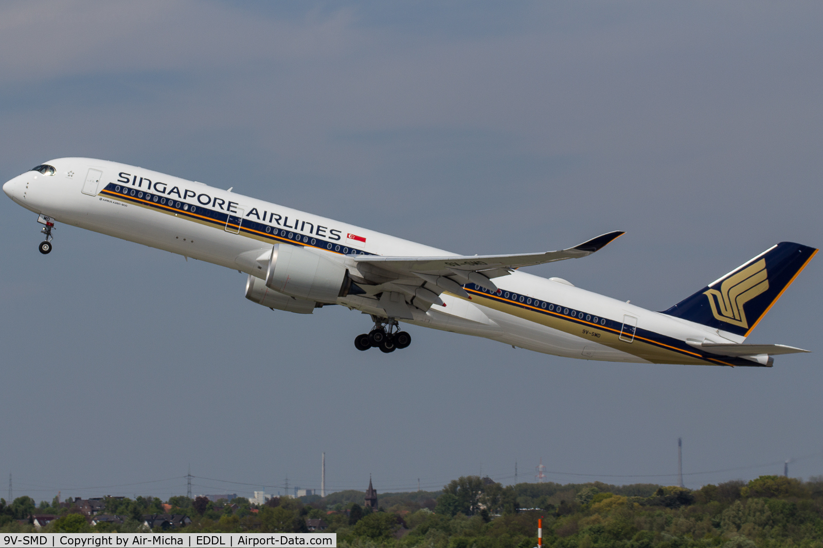 9V-SMD, 2016 Airbus A350-941 C/N 037, Singapore Airlines