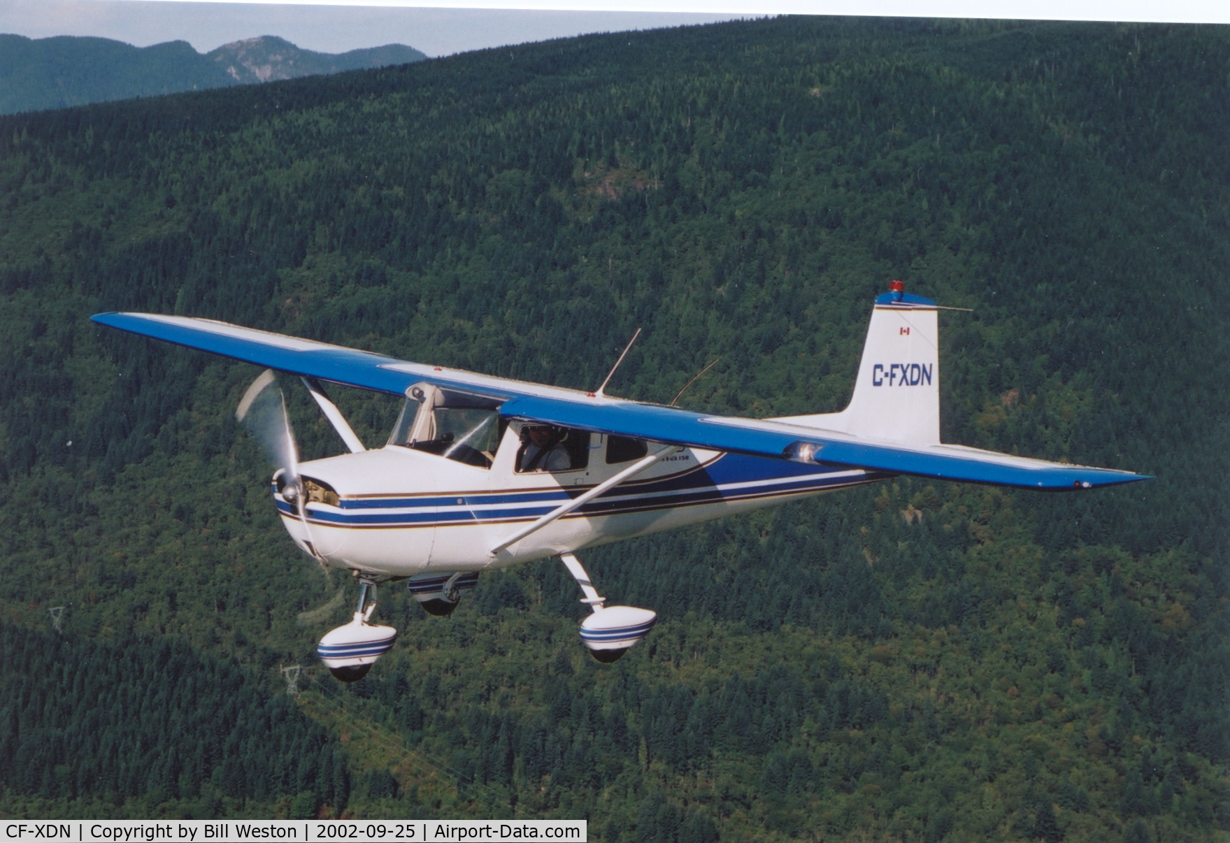 CF-XDN, 1962 Cessna 150B C/N 15059594, Delivered May 1962. Restored 2000. Loads of fun.