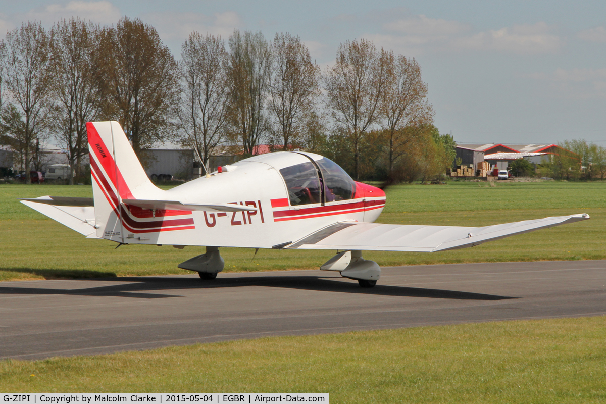 G-ZIPI, 1982 Robin DR-400-180 Regent Regent C/N 1557, Robin DR-400-180 Regent at Breighton Airfield's Auster Fly-In. May 4th 2015.
