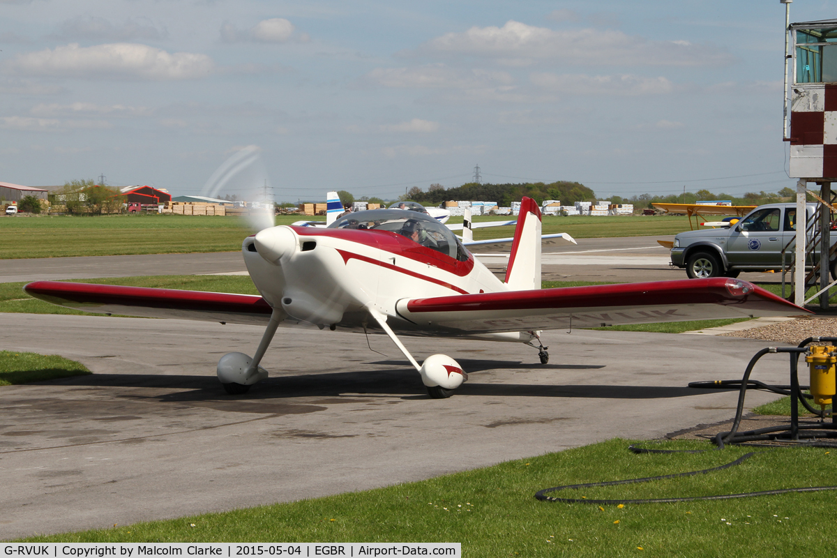 G-RVUK, 2006 Vans RV-7 C/N PFA 323-14441, Vans RV-7 G-RVUK at Breighton Airfield's Auster Fly-In. May 4th 2015.