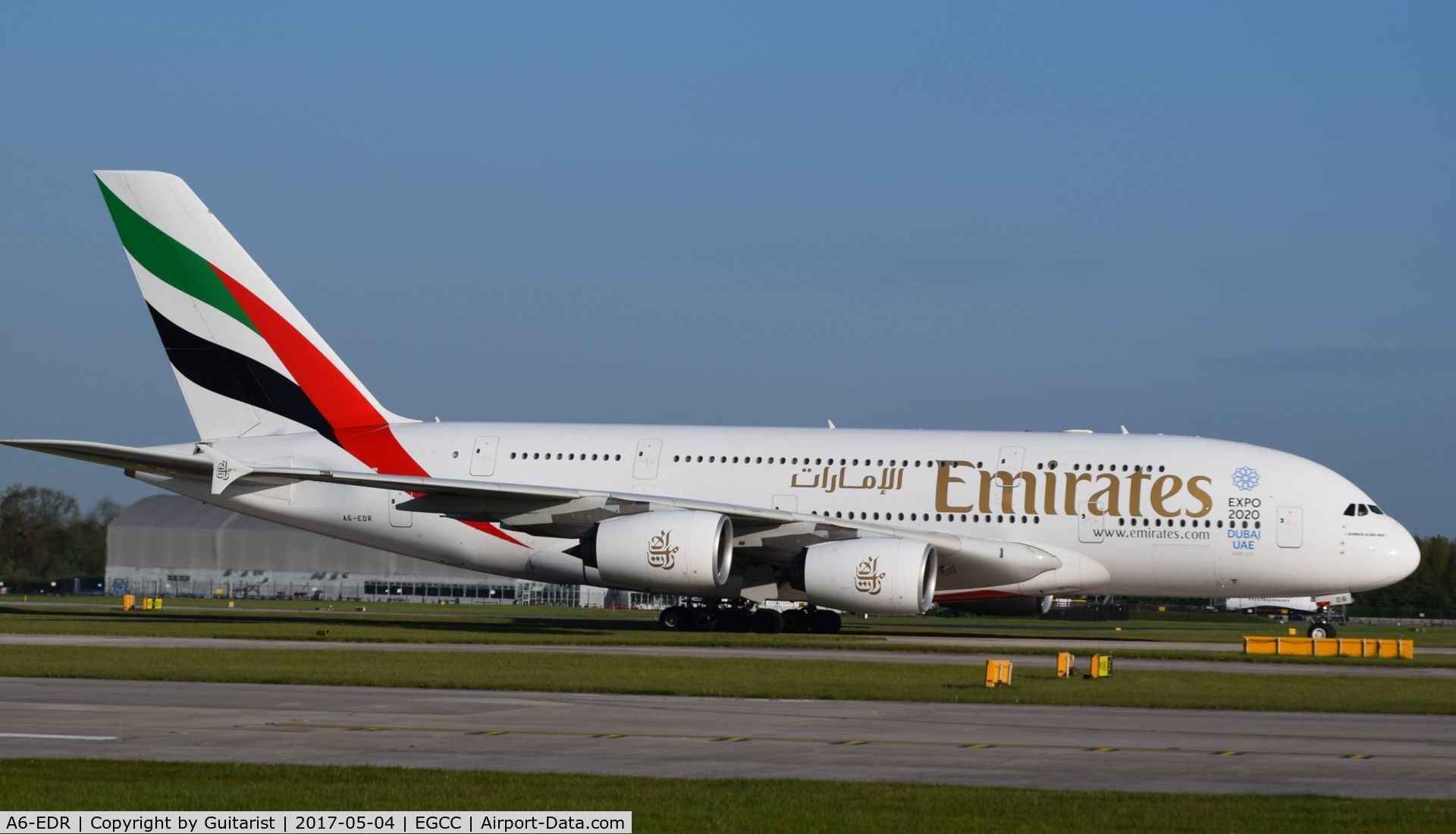 A6-EDR, 2011 Airbus A380-861 C/N 083, At Manchester