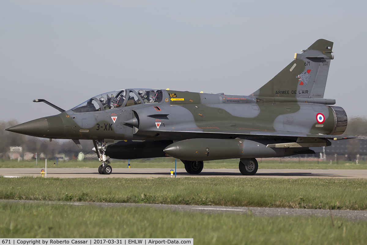 671, Dassault Mirage 2000D C/N 545, Frisian Flag 2017