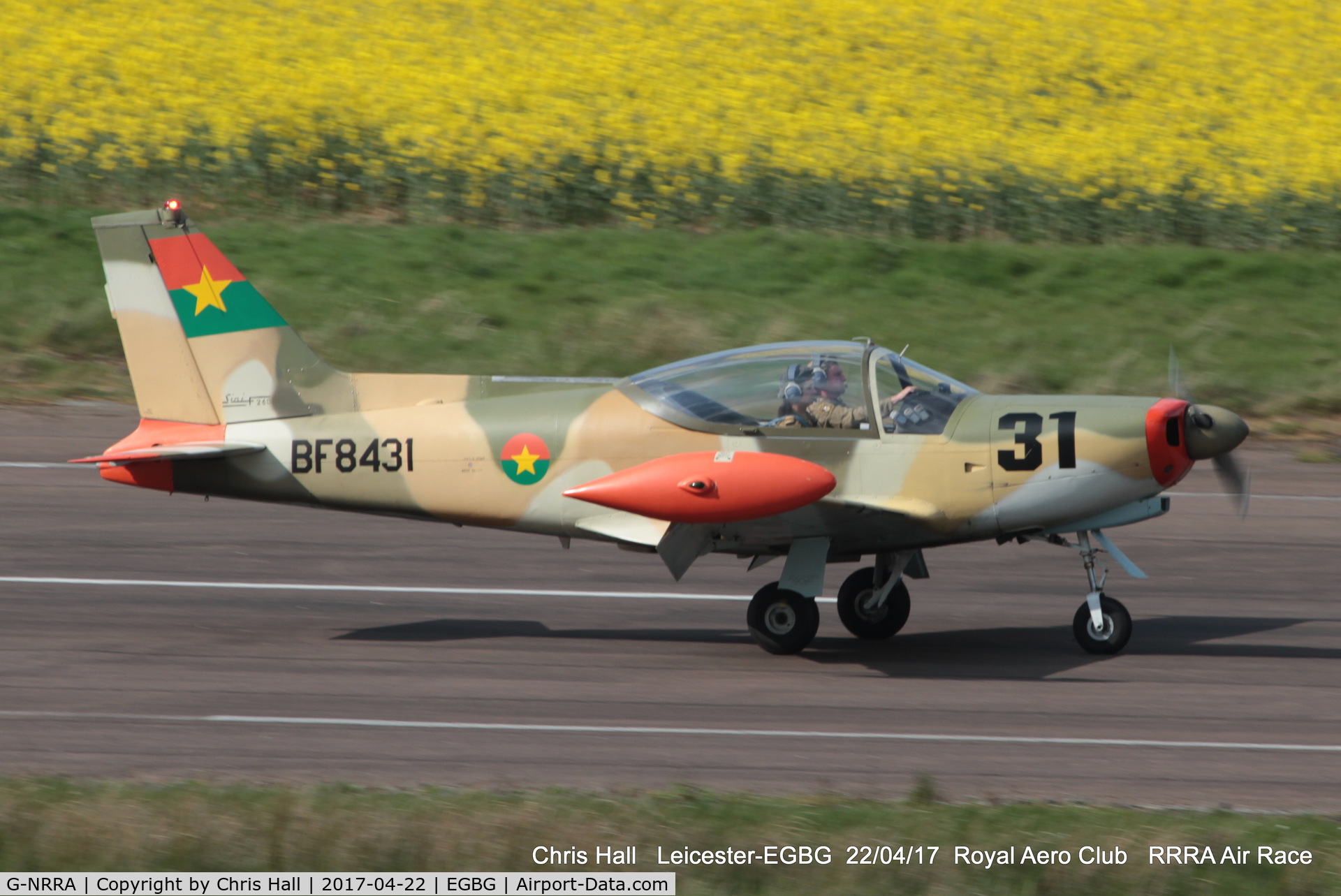 G-NRRA, 1968 SIAI-Marchetti SF-260W Warrior C/N 116, Royal Aero Club 3R's air race