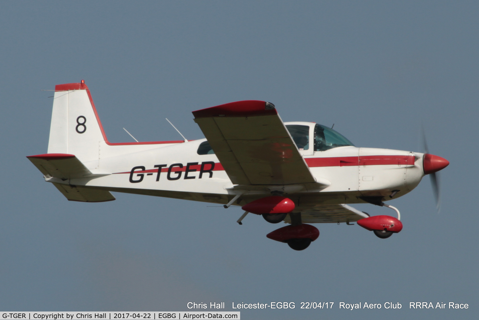 G-TGER, 1978 Gulfstream American AA-5B Tiger C/N AA5B-0952, Royal Aero Club 3R's air race