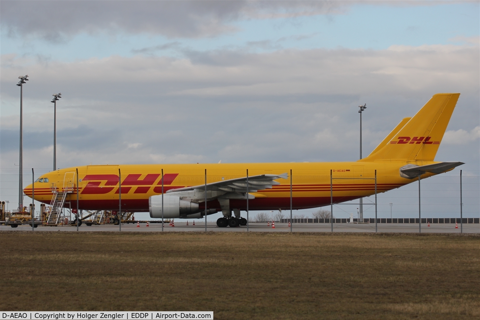 D-AEAO, 1993 Airbus A300B4-622R(F) C/N 711, Sunday rest on apron 4....