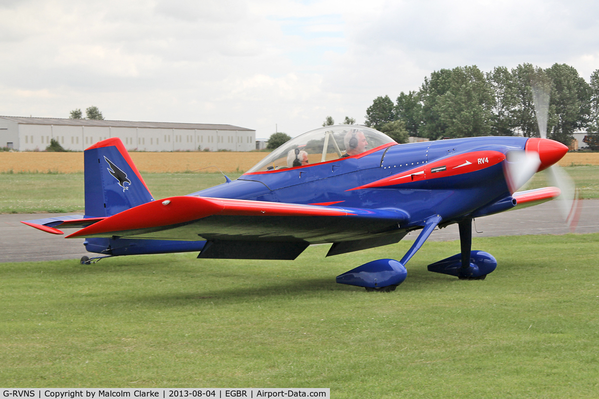 G-RVNS, 2003 Vans RV-4 C/N PFA 181-12443, Vans RV-4 at Breighton Airfield's Summer Madness Fly-In.August 4th 2013.