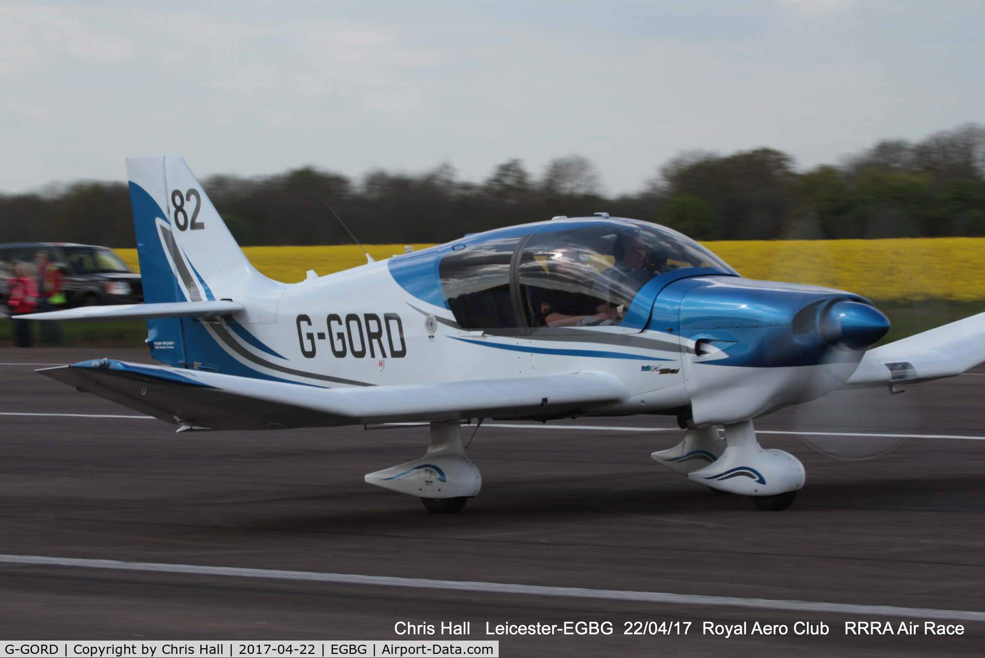 G-GORD, 2014 Robin DR-400-140B Major Major C/N 2669, Royal Aero Club 3R's air race