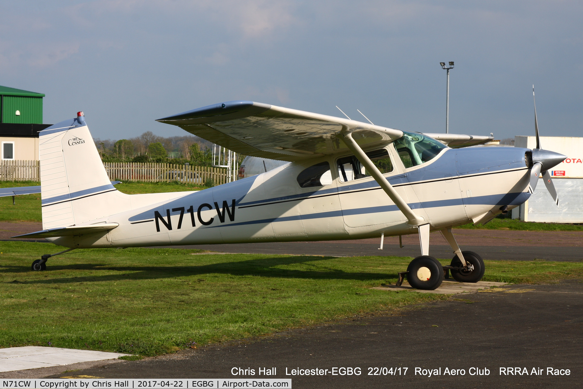 N71CW, 1962 Cessna 180E C/N 18051093, Royal Aero Club 3R's air race