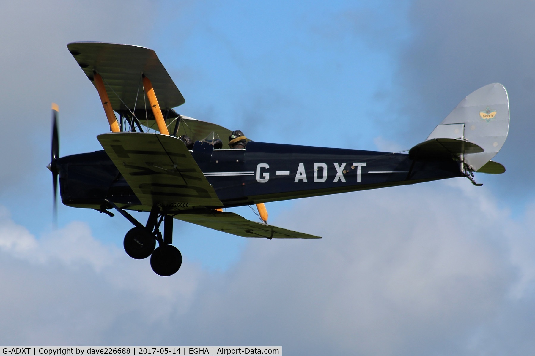 G-ADXT, 1935 De Havilland DH-82A Tiger Moth II C/N 3436, G ADXT busy doing pleasure flights at Compton Abbas