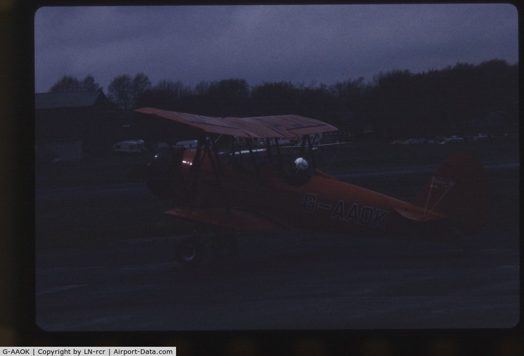 G-AAOK, 1929 Curtiss-Wright Travel Air 12Q C/N 2026, Biggin Hill 1983