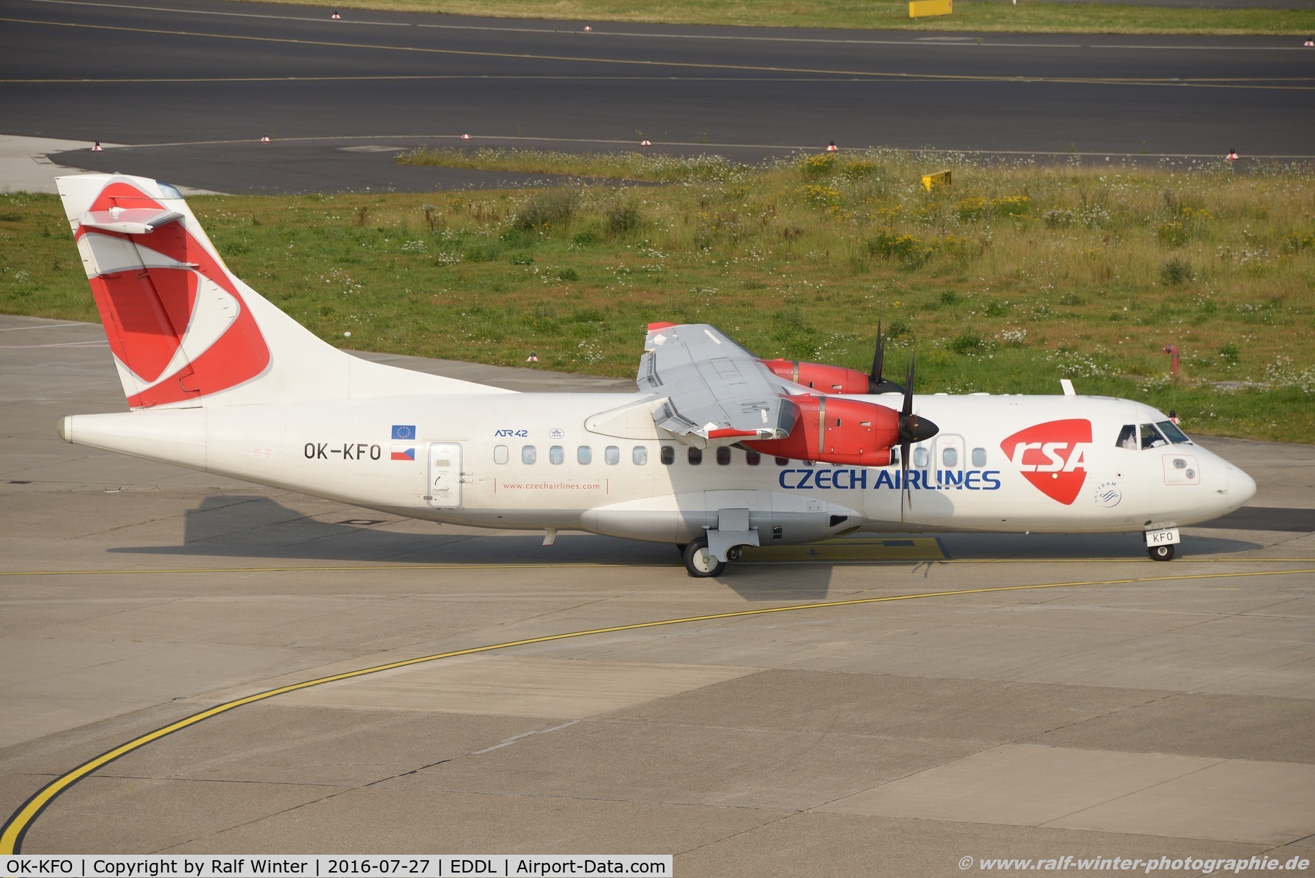 OK-KFO, 2005 ATR 42-500 C/N 633, ATR 42-500 - OK CSA CSA Czech Airlines - 633 - OK-KFO - 27.07.2016 - DUS
