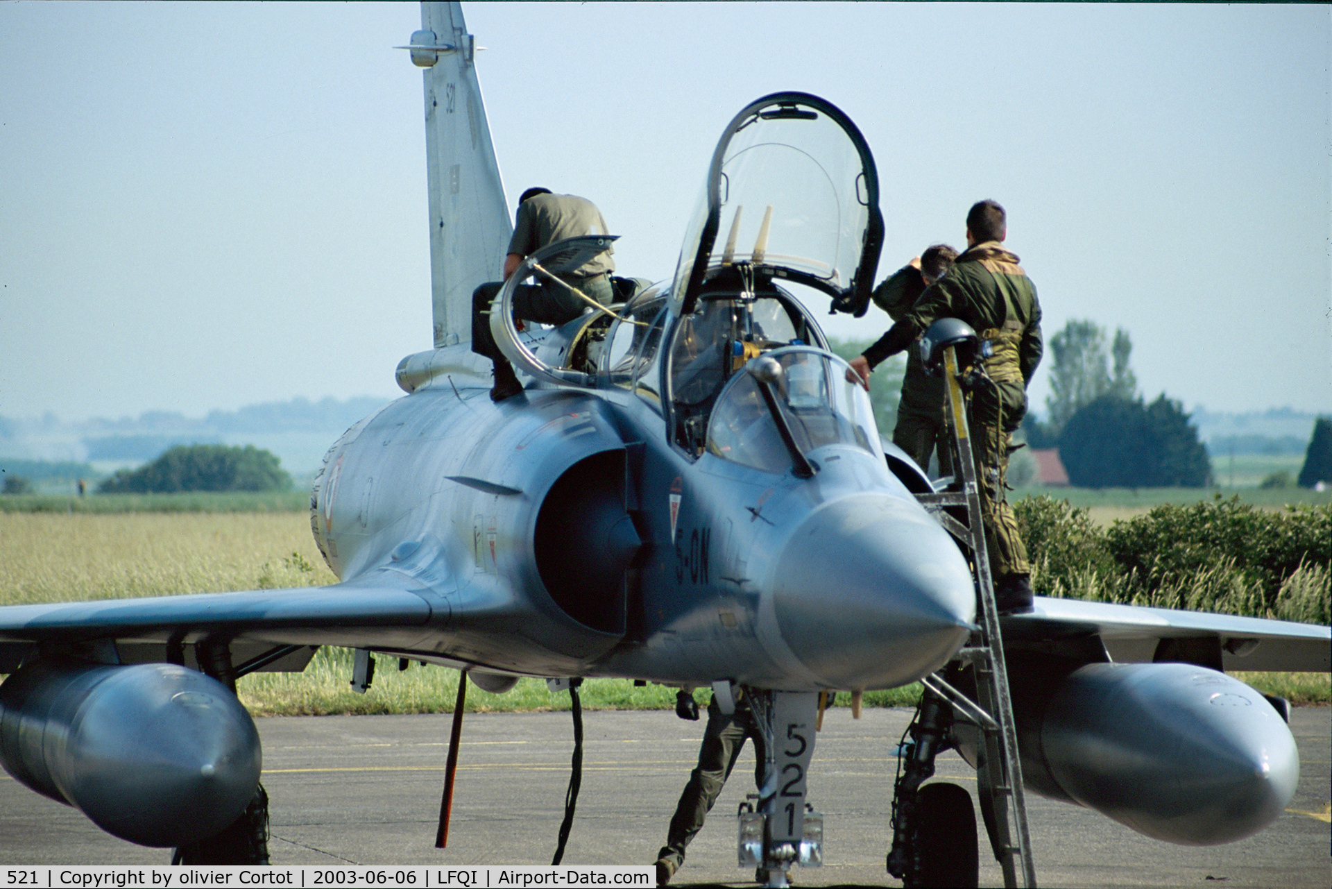 521, Dassault Mirage 2000B C/N 267, tiger meet 2003