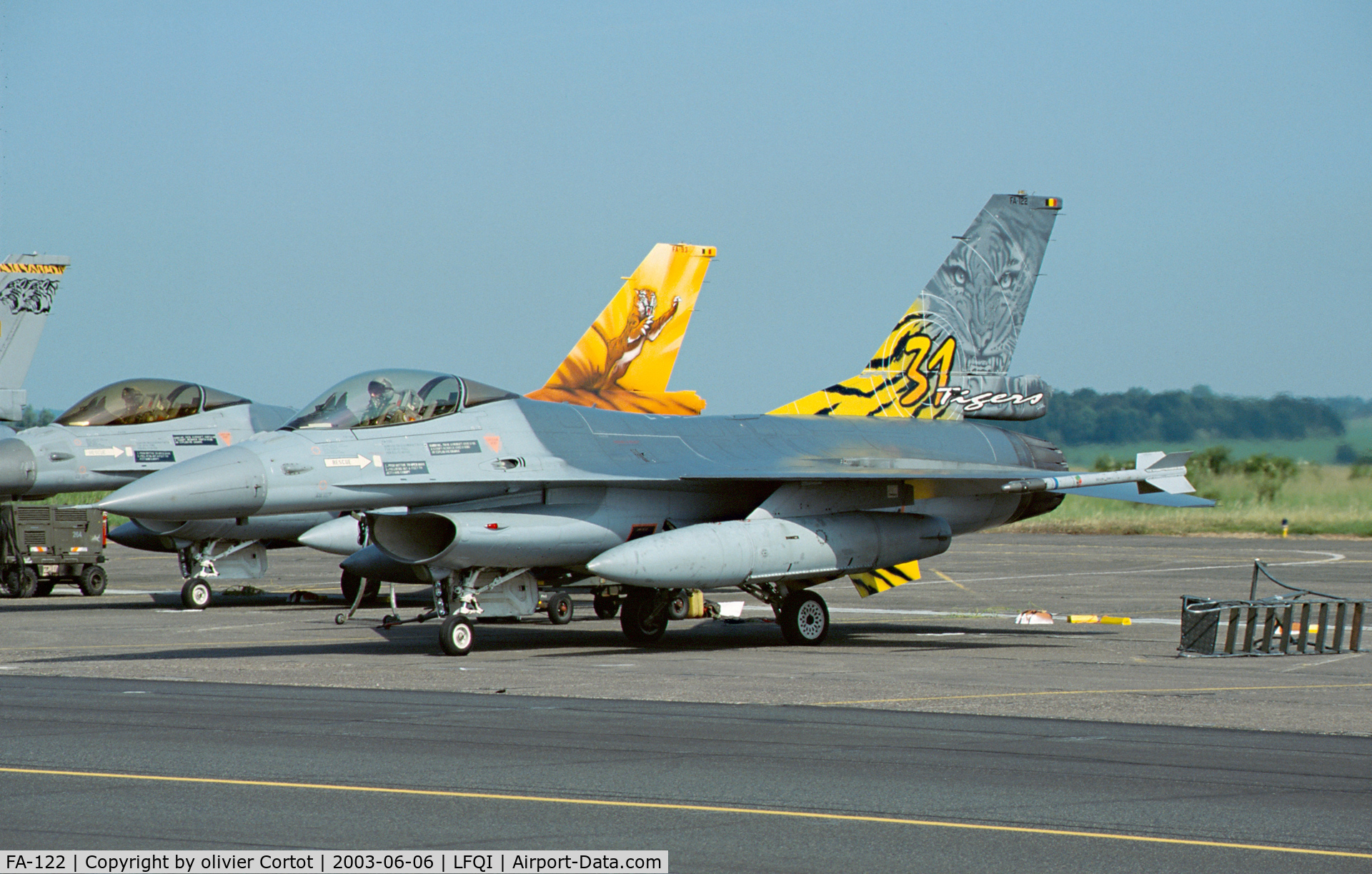 FA-122, 1988 SABCA F-16AM Fighting Falcon C/N 6H-122, One of the Belgian Tigers Falcons