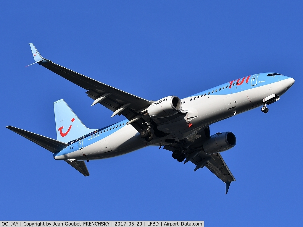 OO-JAY, 2013 Boeing 737-8K5 C/N 40944, TB6451 from Marrakesh (RAK)