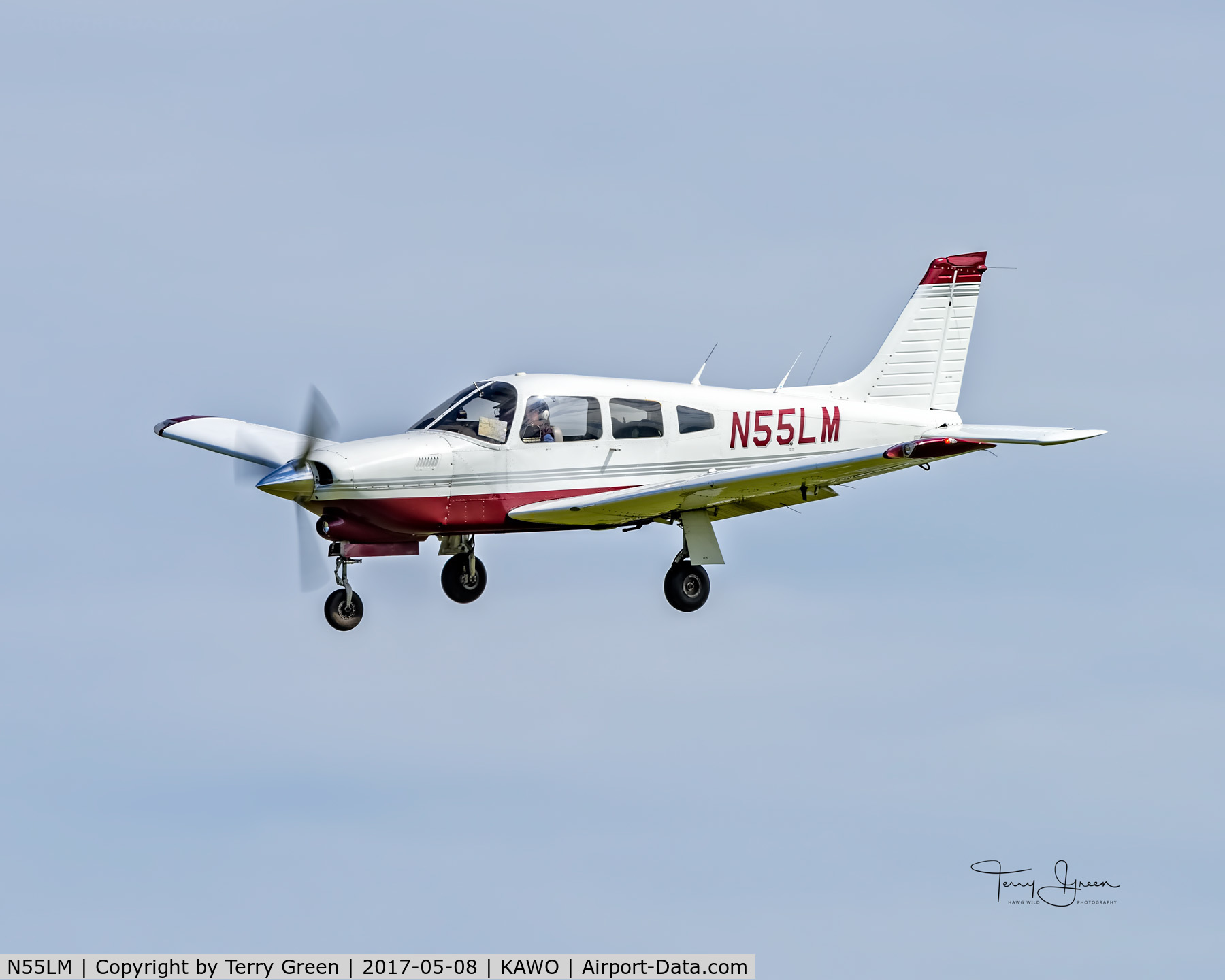 N55LM, Piper PA-28R-201T Cherokee Arrow III C/N 28R-7703258, KAWO