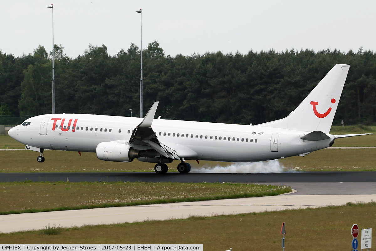 OM-IEX, 2004 Boeing 737-8BK C/N 33016, eindhoven