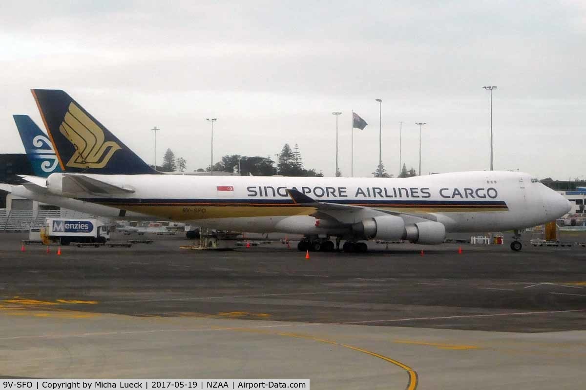 9V-SFO, 2004 Boeing 747-412F/SCD C/N 32900, At Auckland