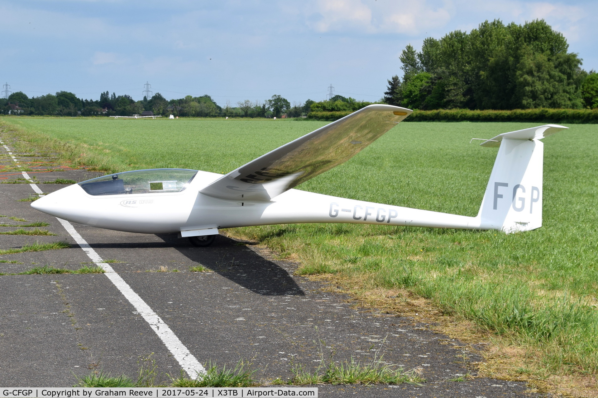 G-CFGP, Schleicher ASW-19 C/N 19121, Parked at Tibenham.