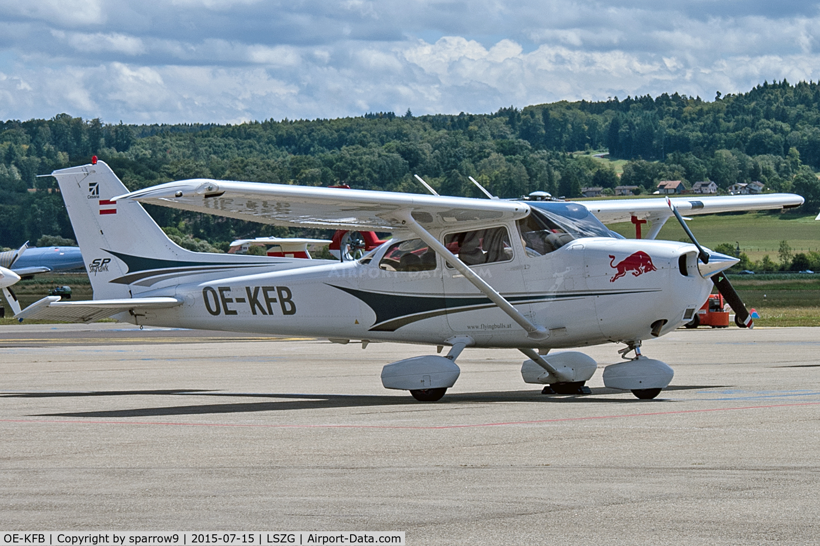 OE-KFB, 2004 Cessna 172S C/N 172S9584, At Grenchen airport