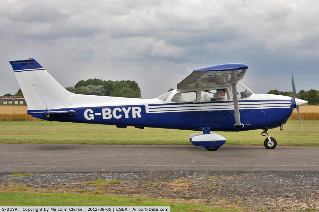G-BCYR, 1975 Reims F172M Skyhawk Skyhawk C/N 1288, Reims F172M Skyhawk at Breighton Airfield's Summer Madness Fly-In. August 5th 2012.