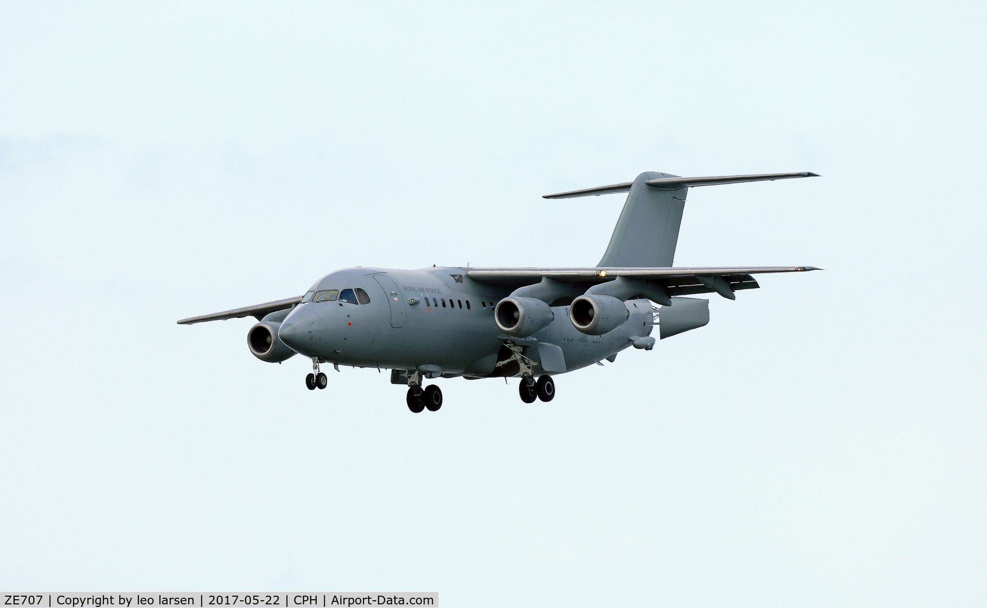 ZE707, 1991 British Aerospace BAe.146-200QC Quick Change C/N E2188, Copenhagen 22.5.2017